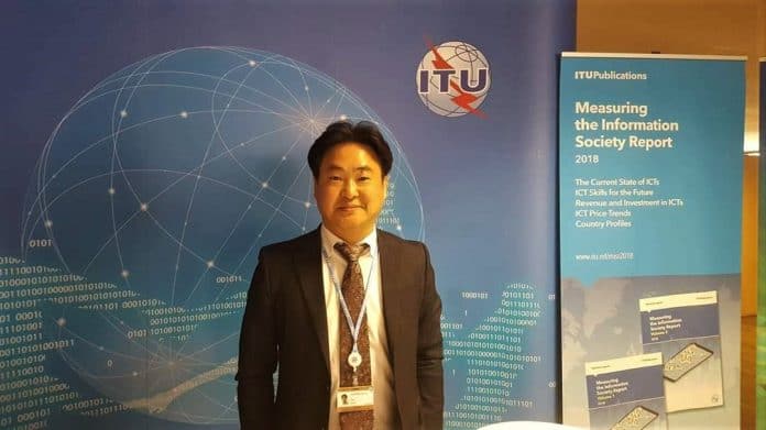 UN ITU에서 국제표준개발회의에 참석중인 손학 대표