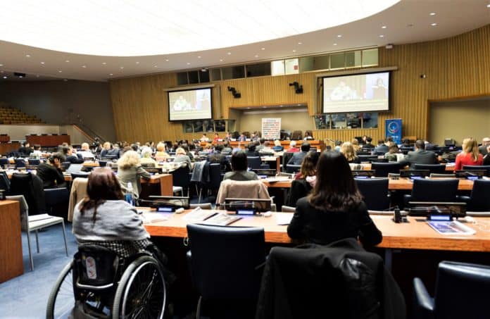▲유엔 장애인권리협약(CRPD) 채택10주년 기념회의 장면 /사진=UNCRPD 홈페이지