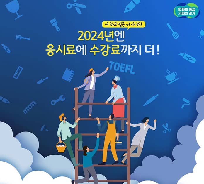 ▲2024년 경기청년역량강화 기회 지원 사업 안내 포스터. 경기도